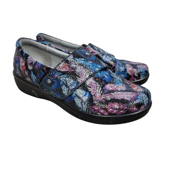 Alegria Lauryn Loafer Womens 8 - 8.5 Leather Clog Nurse Comfort Shoe Workwear - Picture 1 of 7